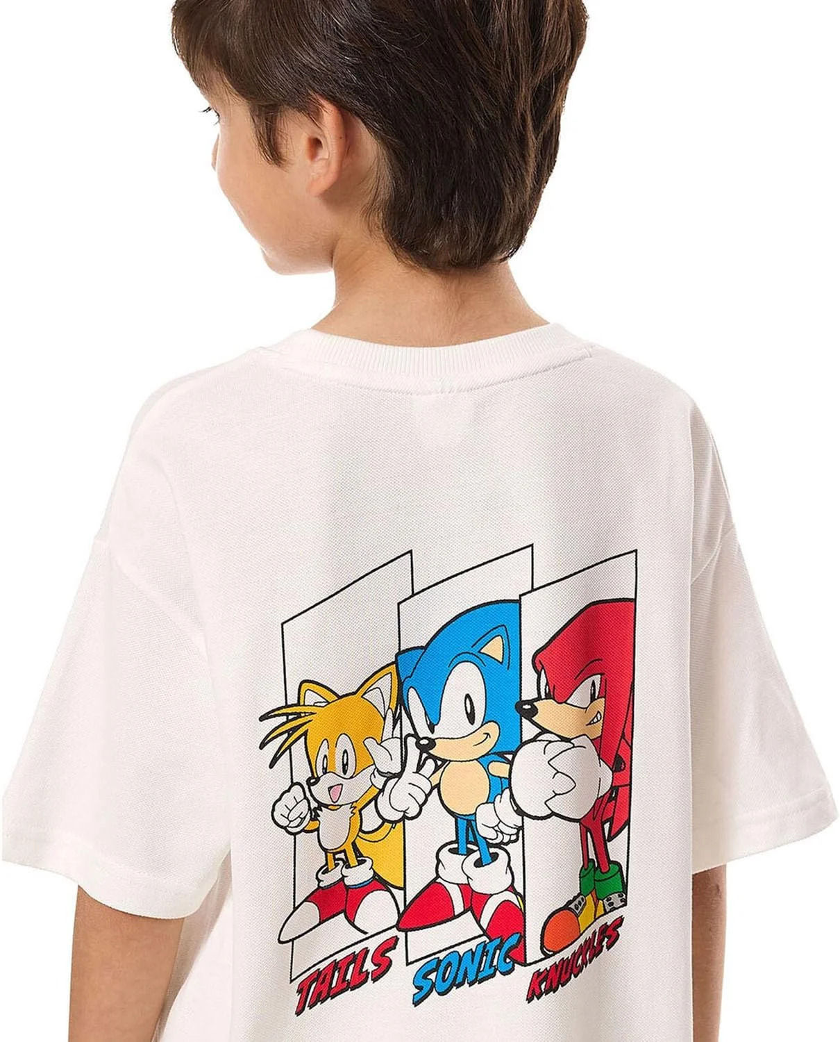 تیشرت طرحدار پسرانه آر اند بی مدل Sonic با یقه گرد و آستین کوتاه تیشرت طرحدار پسرانه آر اند بی مدل Sonic با یقه گرد و آستین کوتاه
