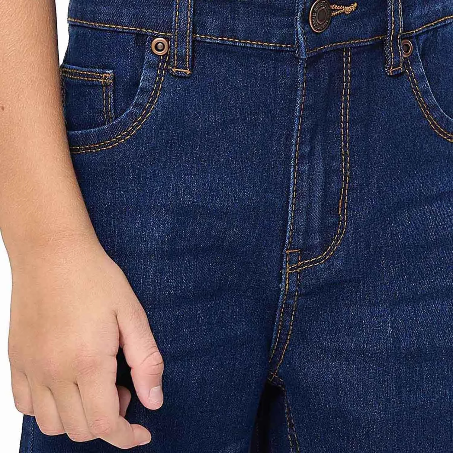 شلوارک جین پسرانه آر اند بی مدل 325-0233KB125-4 با دکمه شلوارک جین پسرانه آر اند بی مدل 325-0233KB125-4 با دکمه