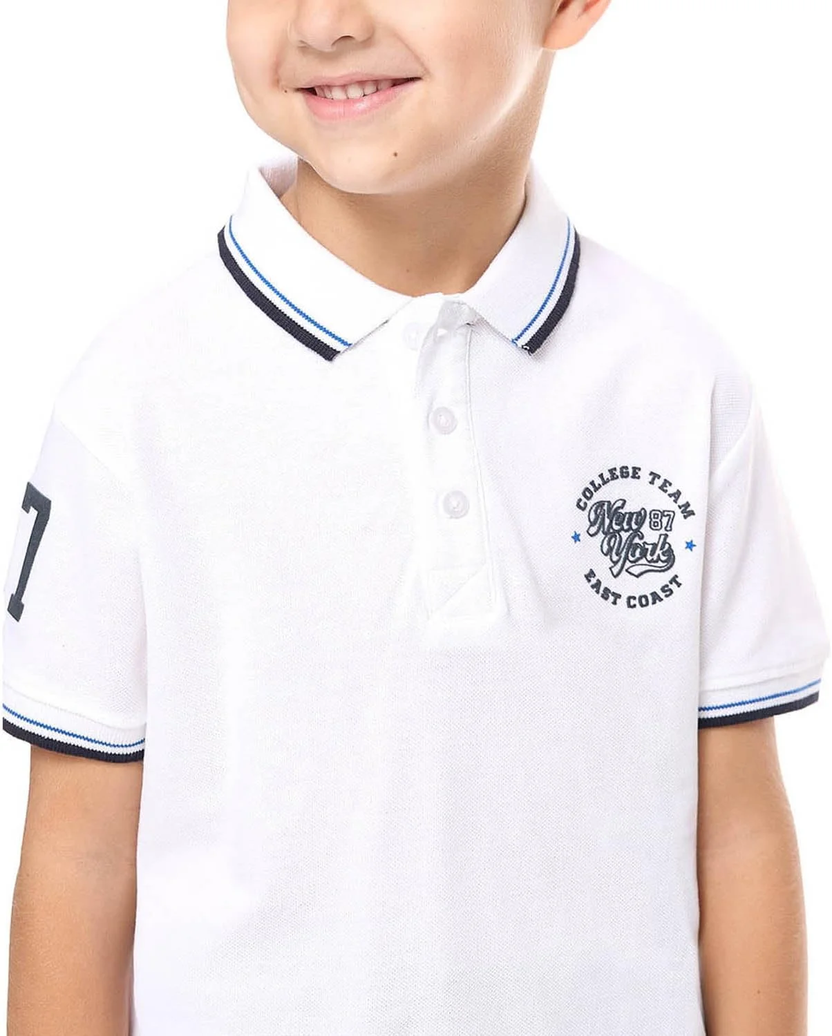 تی شرت پولو پسرانه طرح دار آستین کوتاه تی شرت پولو پسرانه طرح دار آستین کوتاه