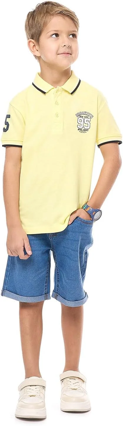 تی شرت پولو پسرانه آر اند بی مدل 325-0145KB120-6 طرح دار آستین کوتاه تی شرت پولو پسرانه آر اند بی مدل 325-0145KB120-6 طرح دار آستین کوتاه