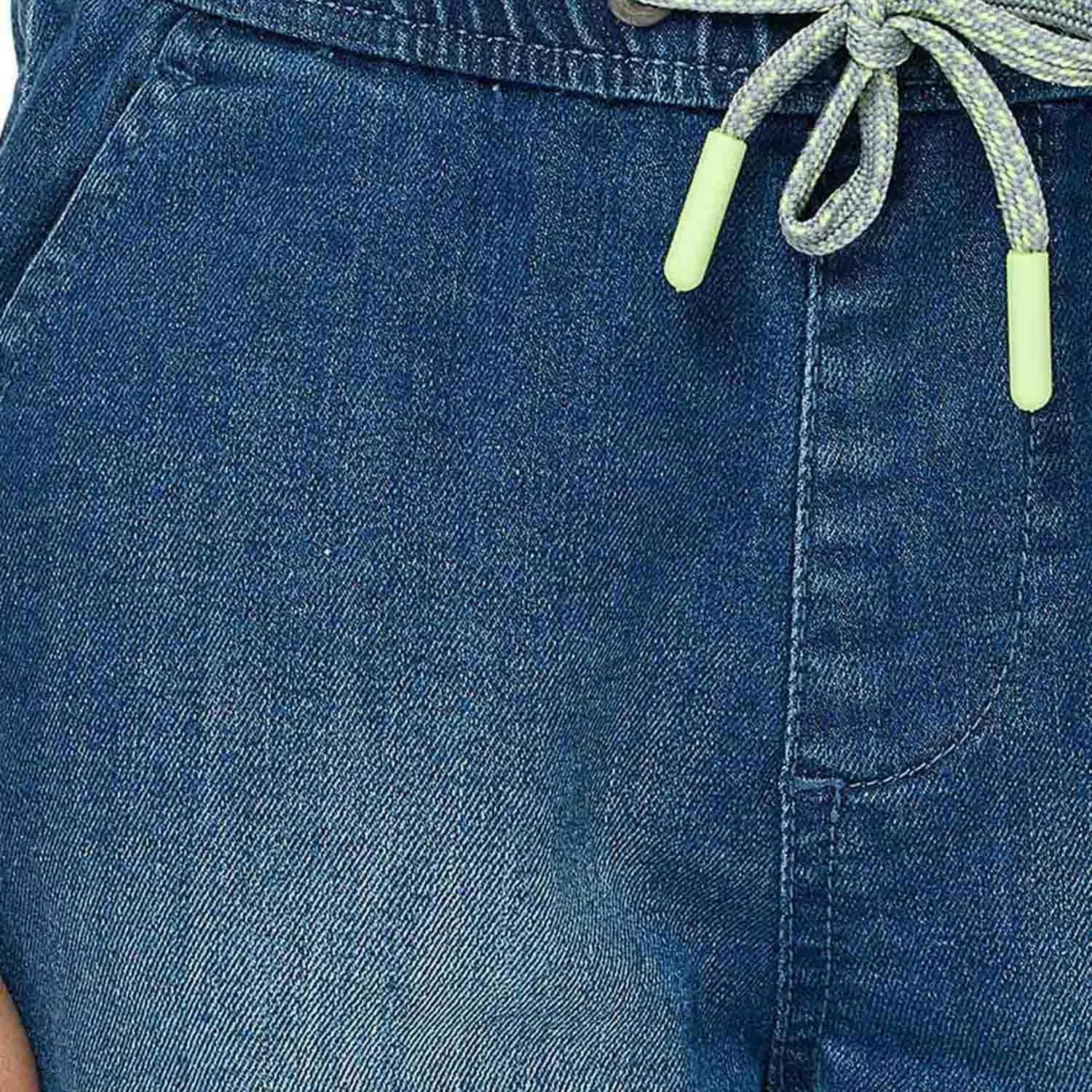 شلوارک جین پسرانه آر اند بی مدل 125-1369Kb204-2 با کمر بند دار شلوارک جین پسرانه آر اند بی مدل 125-1369Kb204-2 با کمر بند دار