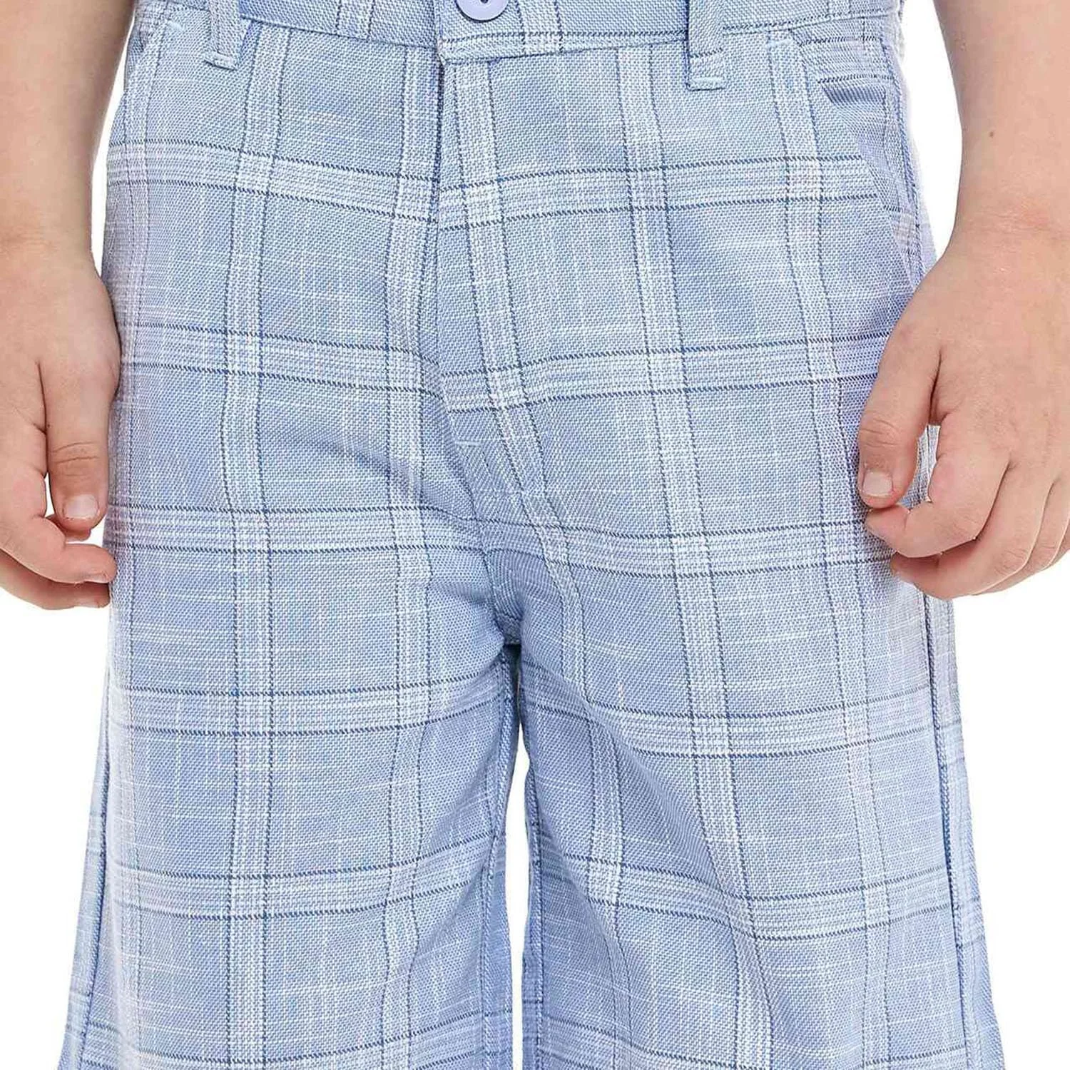 شلوارک چهارخانه پسرانه آر اند بی مدل 125-1345Kb402-1 با بست دکمه ای شلوارک چهارخانه پسرانه آر اند بی مدل 125-1345Kb402-1 با بست دکمه ای