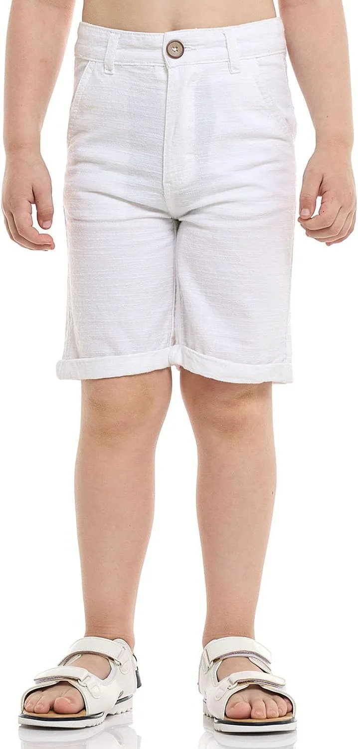 شلوارک پسرانه ساده با دکمه شلوارک پسرانه ساده با دکمه