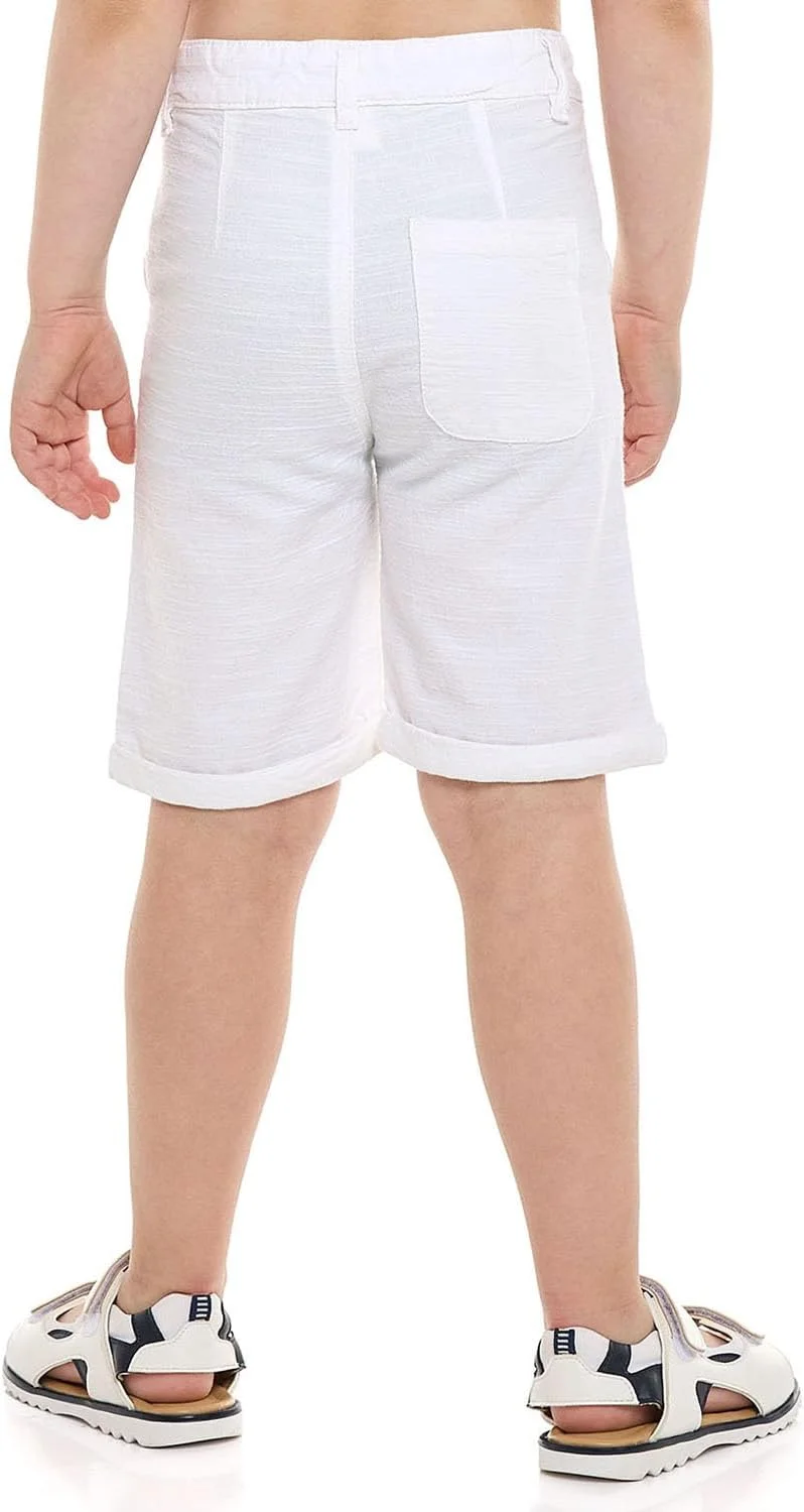 شلوارک پسرانه ساده با دکمه شلوارک پسرانه ساده با دکمه