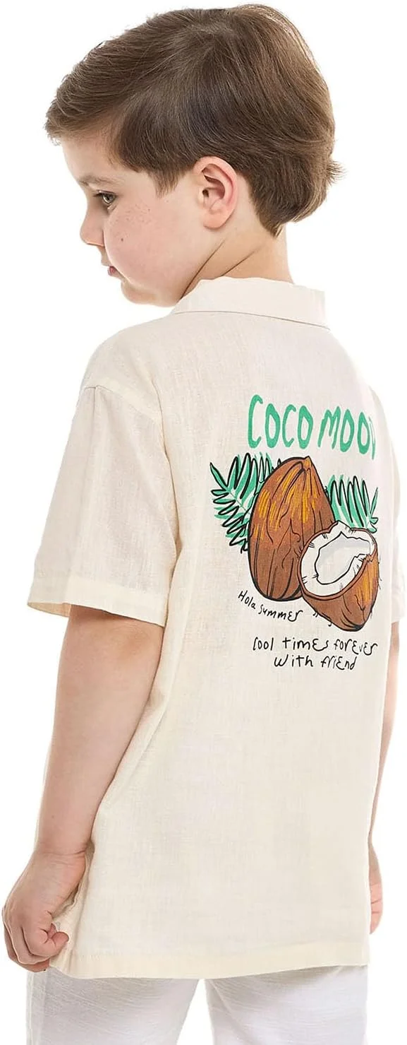 پیراهن پسرانه R&B مدل 125-1111Kb138-1 با جزئیات گلدوزی، یقه کلاسیک و آستین کوتاه پیراهن پسرانه R&B مدل 125-1111Kb138-1 با جزئیات گلدوزی، یقه کلاسیک و آستین کوتاه