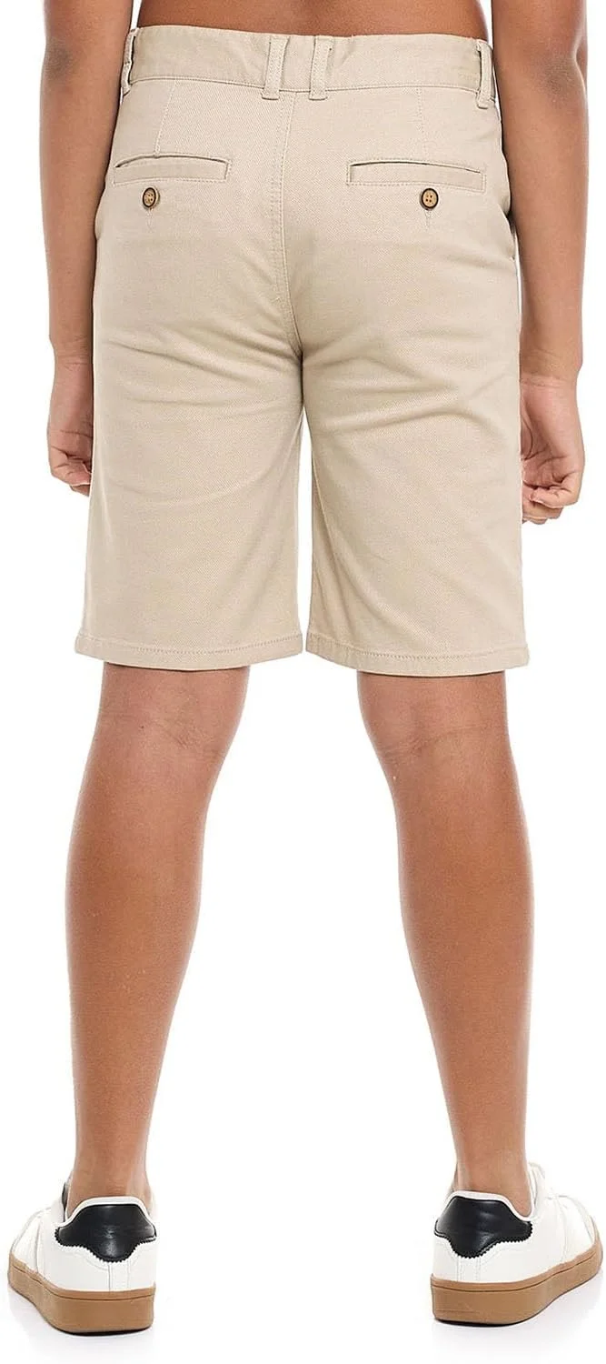 شلوارک بافت دار پسرانه آر اند بی مدل 125-0121Tb667-3 با بست دکمه ای شلوارک بافت دار پسرانه آر اند بی مدل 125-0121Tb667-3 با بست دکمه ای