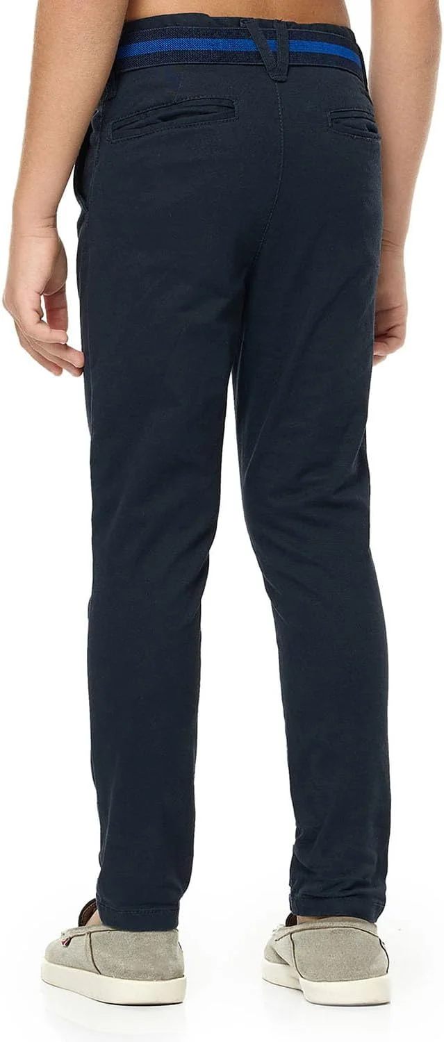 شلوار کتان پسرانه ساده با بست دکمهای شلوار کتان پسرانه ساده با بست دکمهای