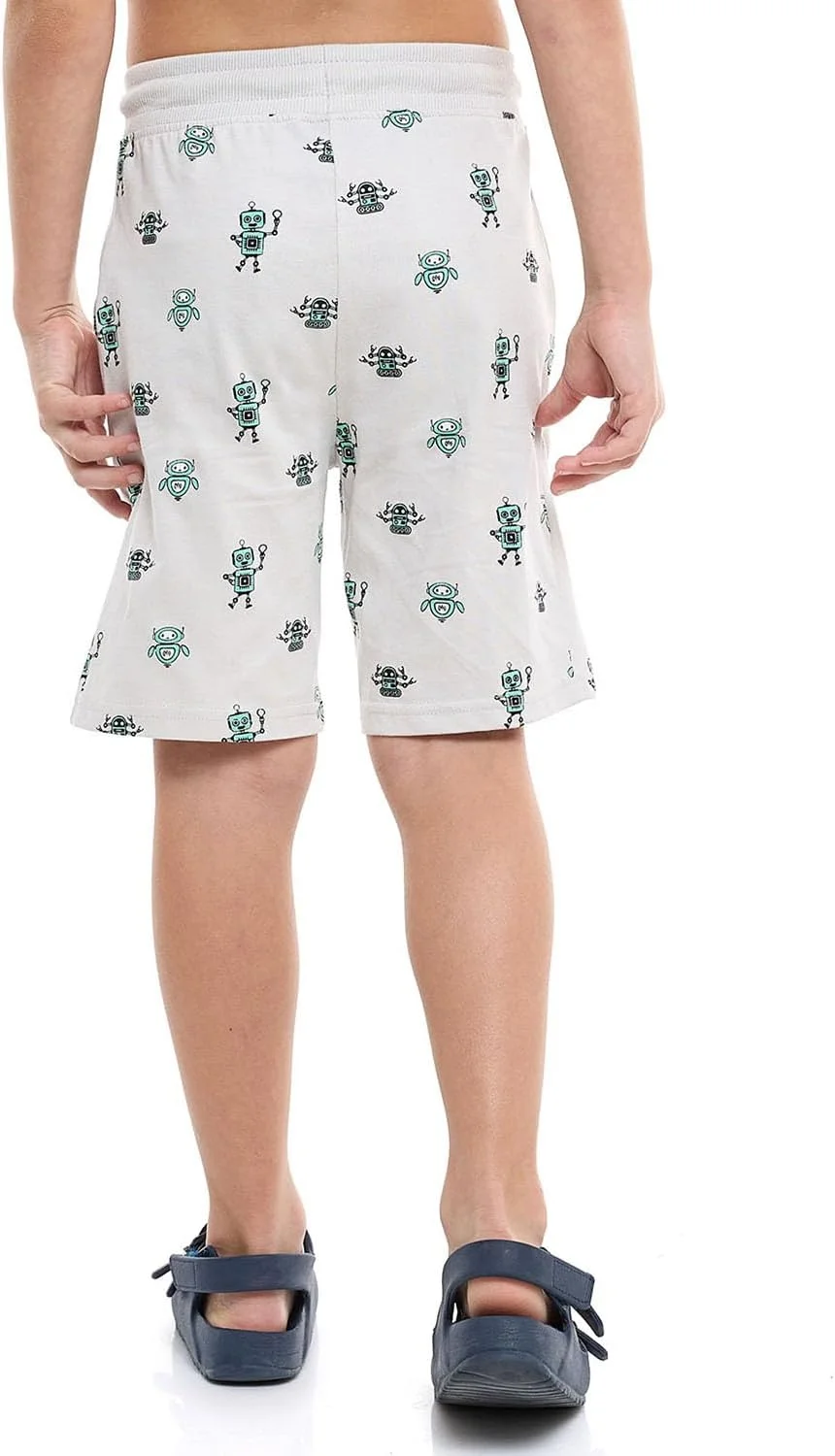 R&B Boys 125-0145Kb263-1 بسته 2 عددی شورت چاپی با کمر بند دار R&B Boys 125-0145Kb263-1 بسته 2 عددی شورت چاپی با کمر بند دار