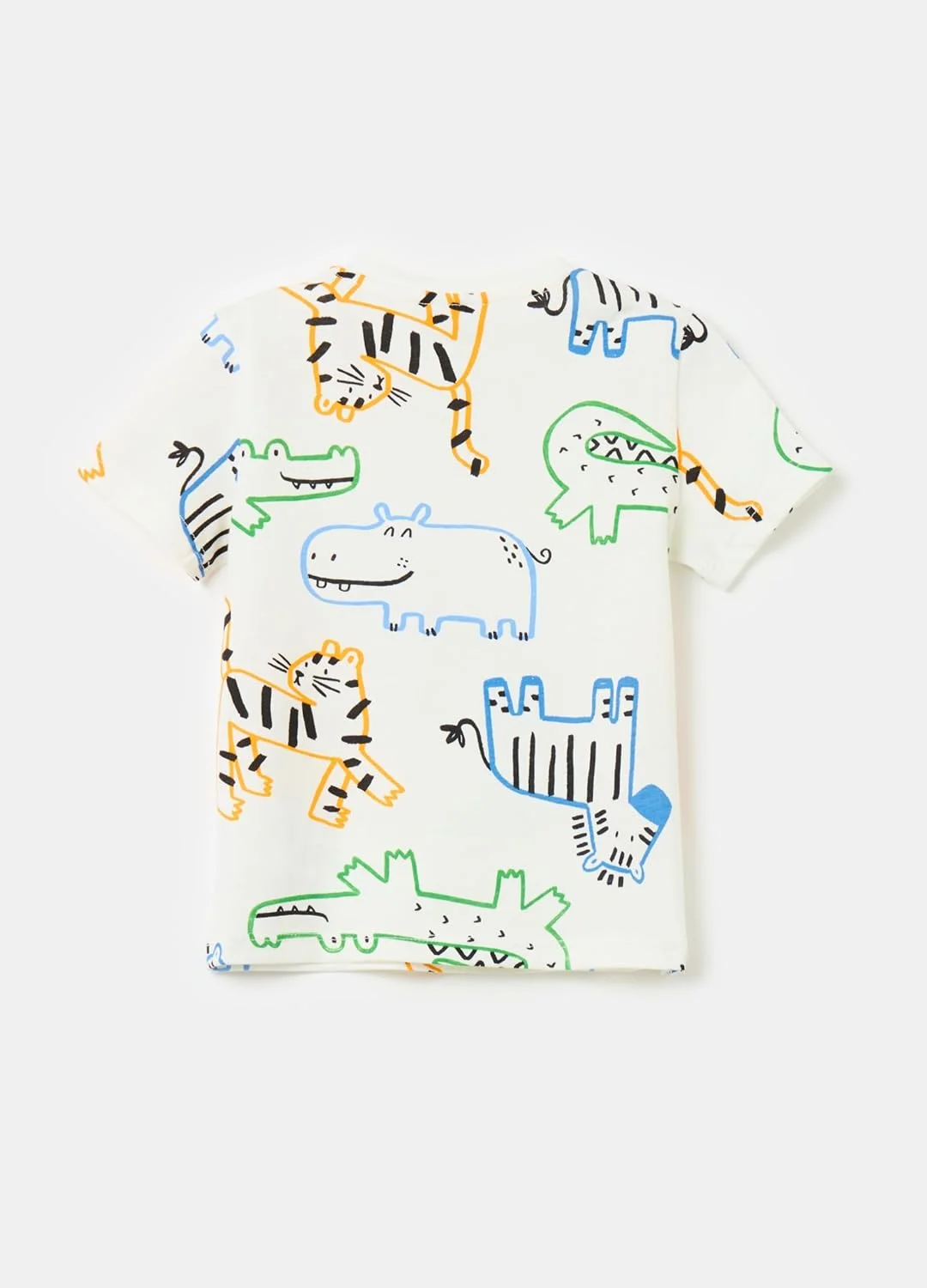 تی شرت نخی پسرانه OVS با طرح چاپی تی شرت نخی پسرانه OVS با طرح چاپی