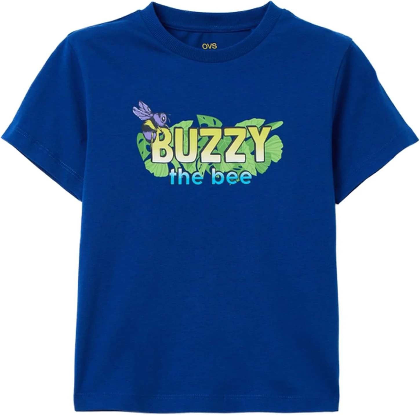 تی شرت پسرانه نخی طرح دار OVS