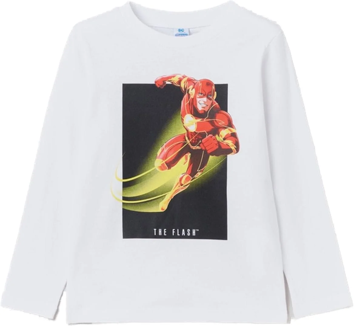 تی شرت پسرانه OVS با طرح فلش از کمیک های دی سی