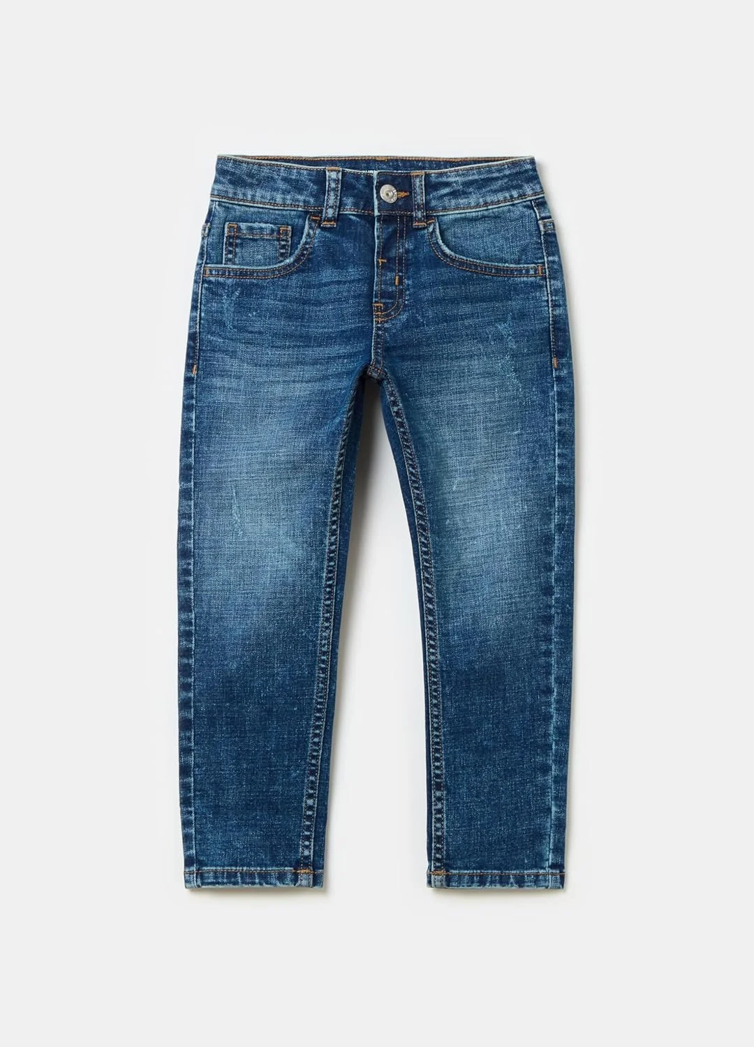 شلوار جین پسرانه OVS با تن خور راحت و ساییدگی