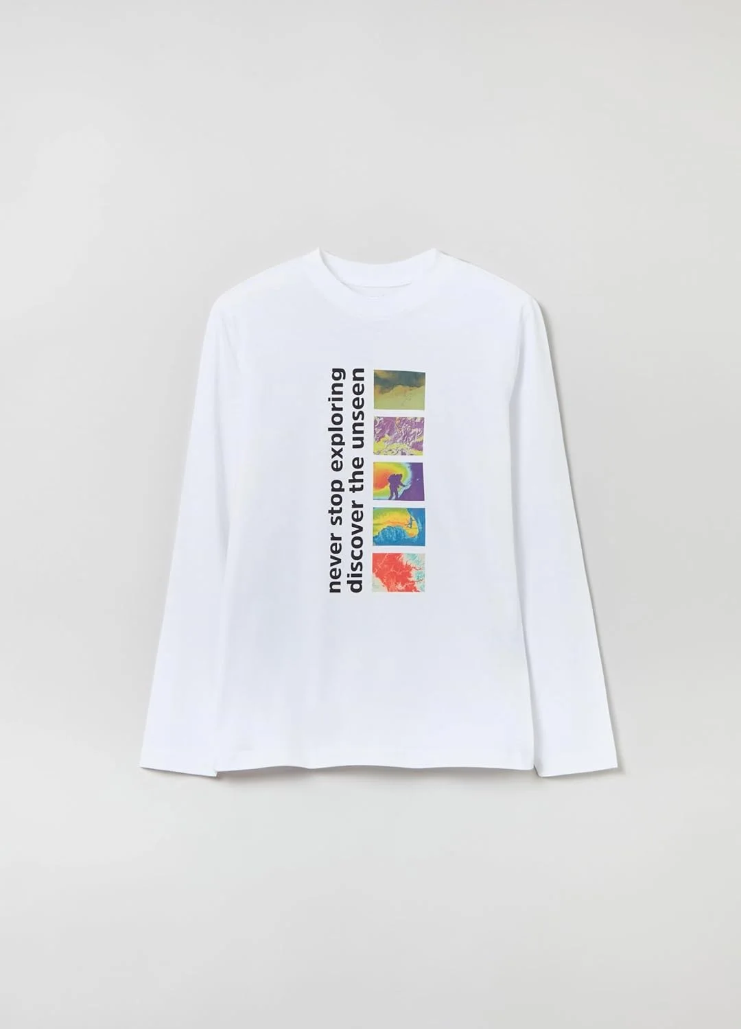 تی شرت آستین بلند پسرانه طرح Grand&Hills