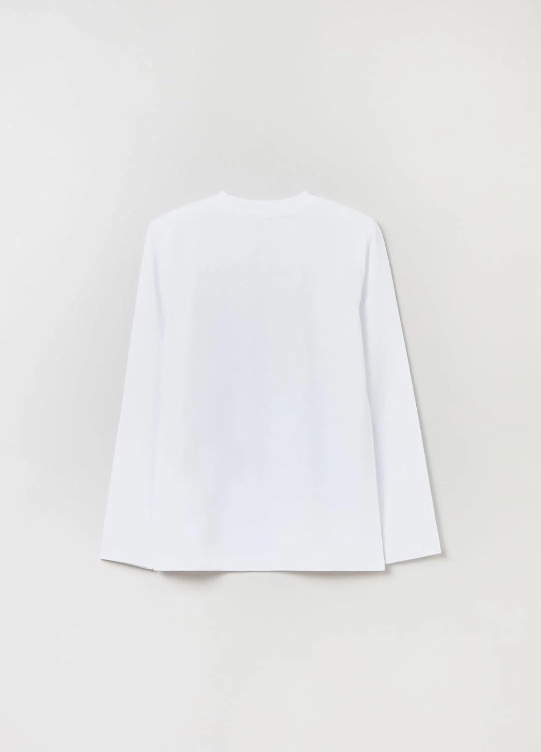 تی شرت آستین بلند پسرانه او وی اس طرح Grand&Hills با چاپ حروف