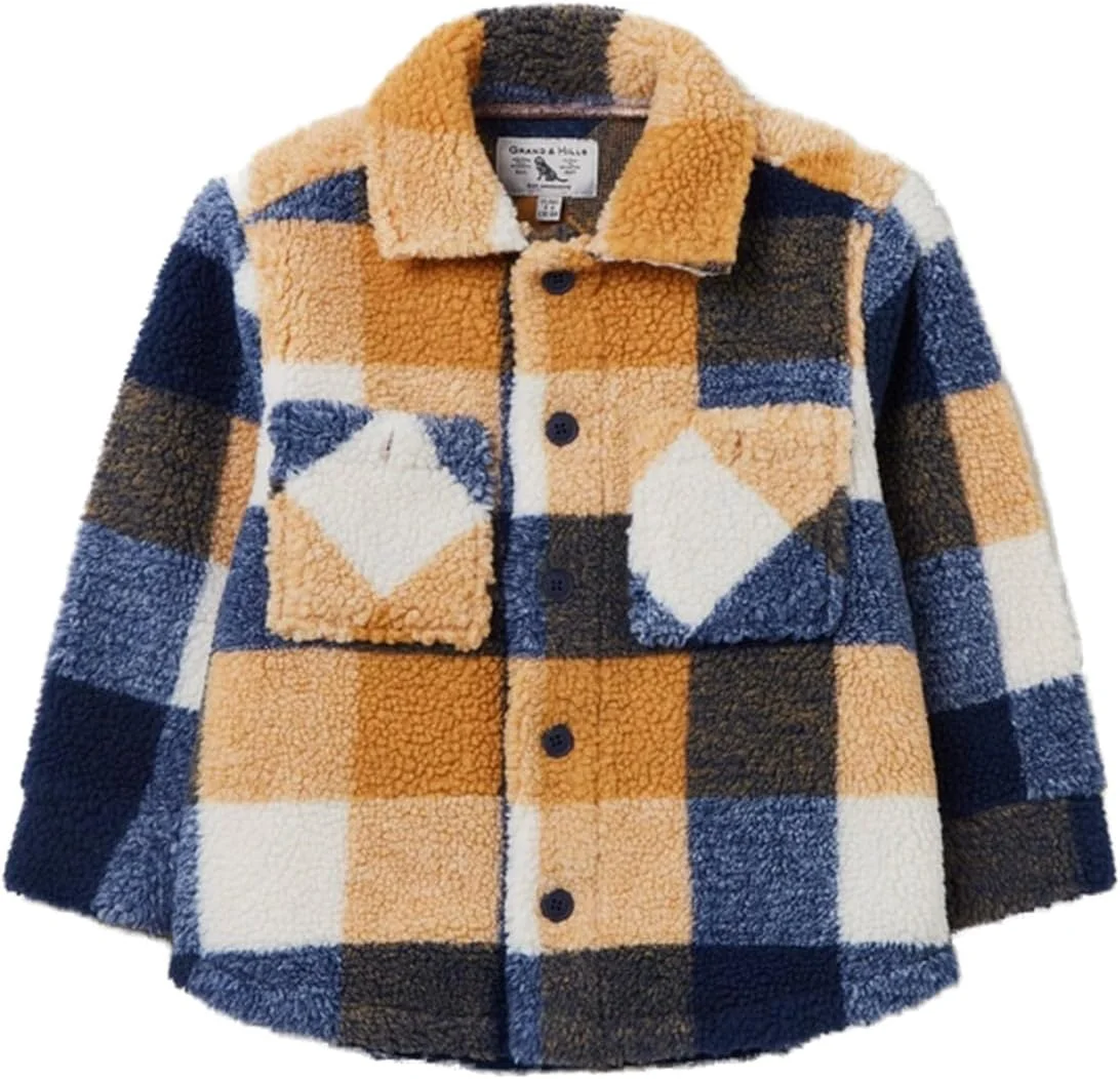 شکت پسرانه او وی اس طرح چهارخانه و پشمی