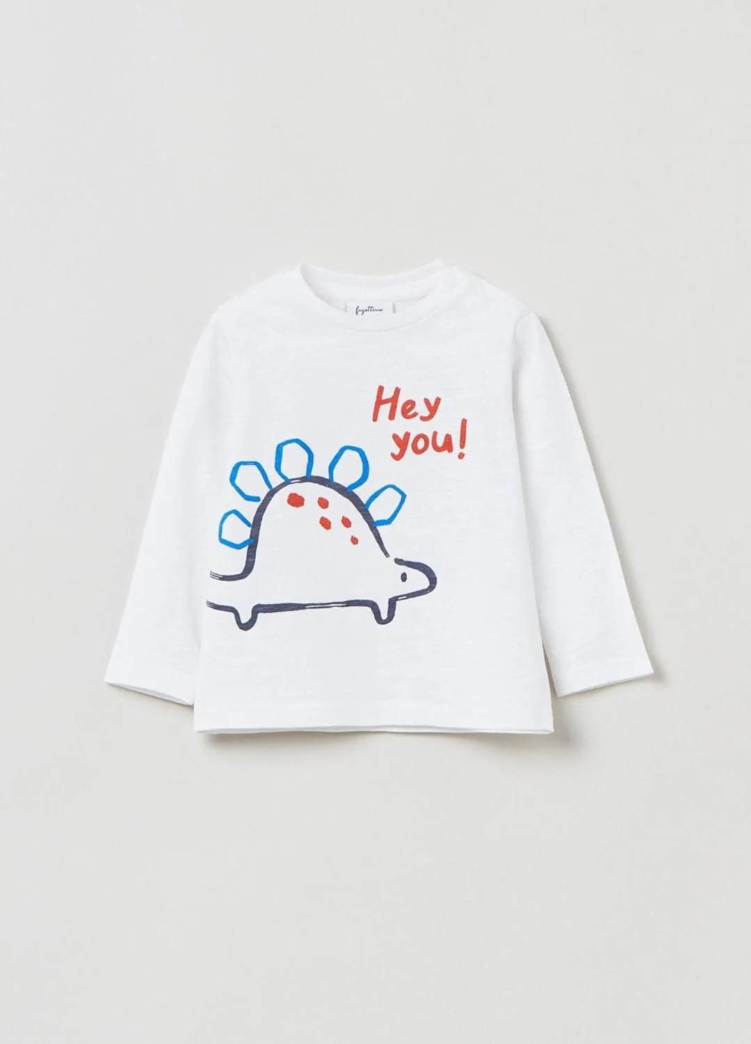 تی شرت آستین بلند پسرانه OVS طرح دایناسور