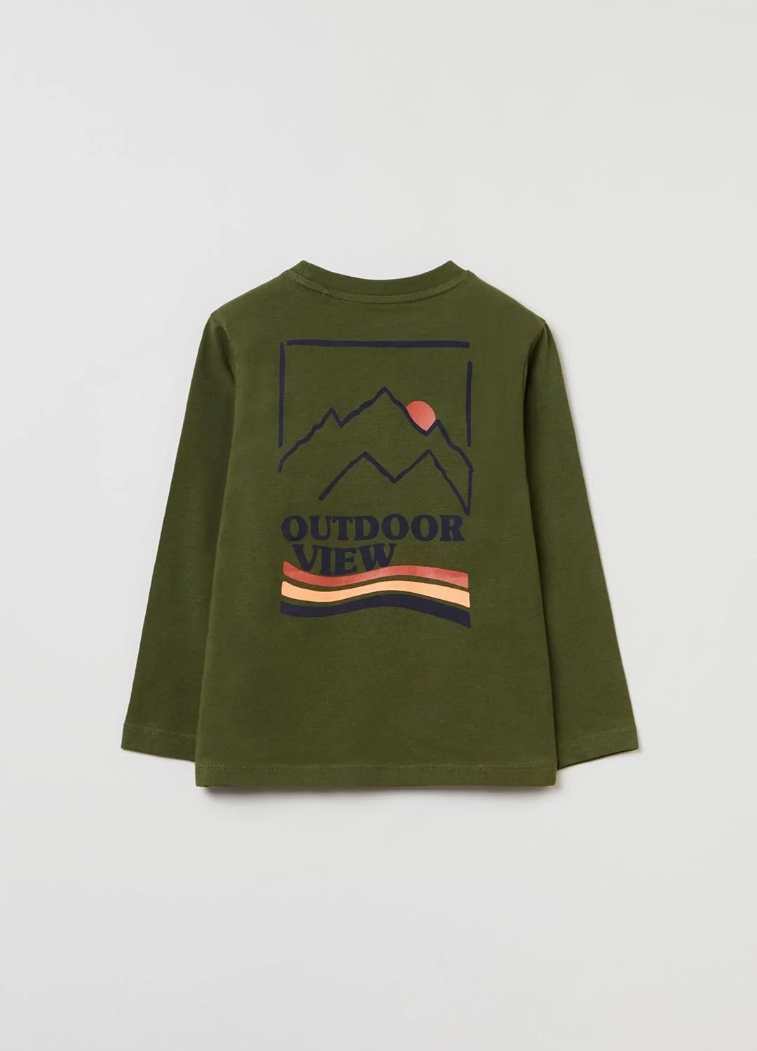 تی شرت آستین بلند پسرانه OVS با طرح چاپی