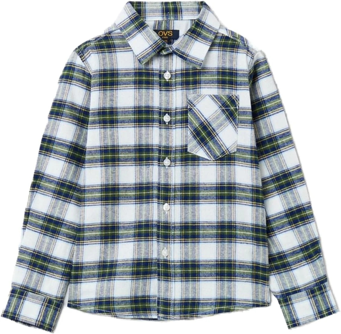 پیراهن پسرانه او وی اس طرح چهارخانه فلانل