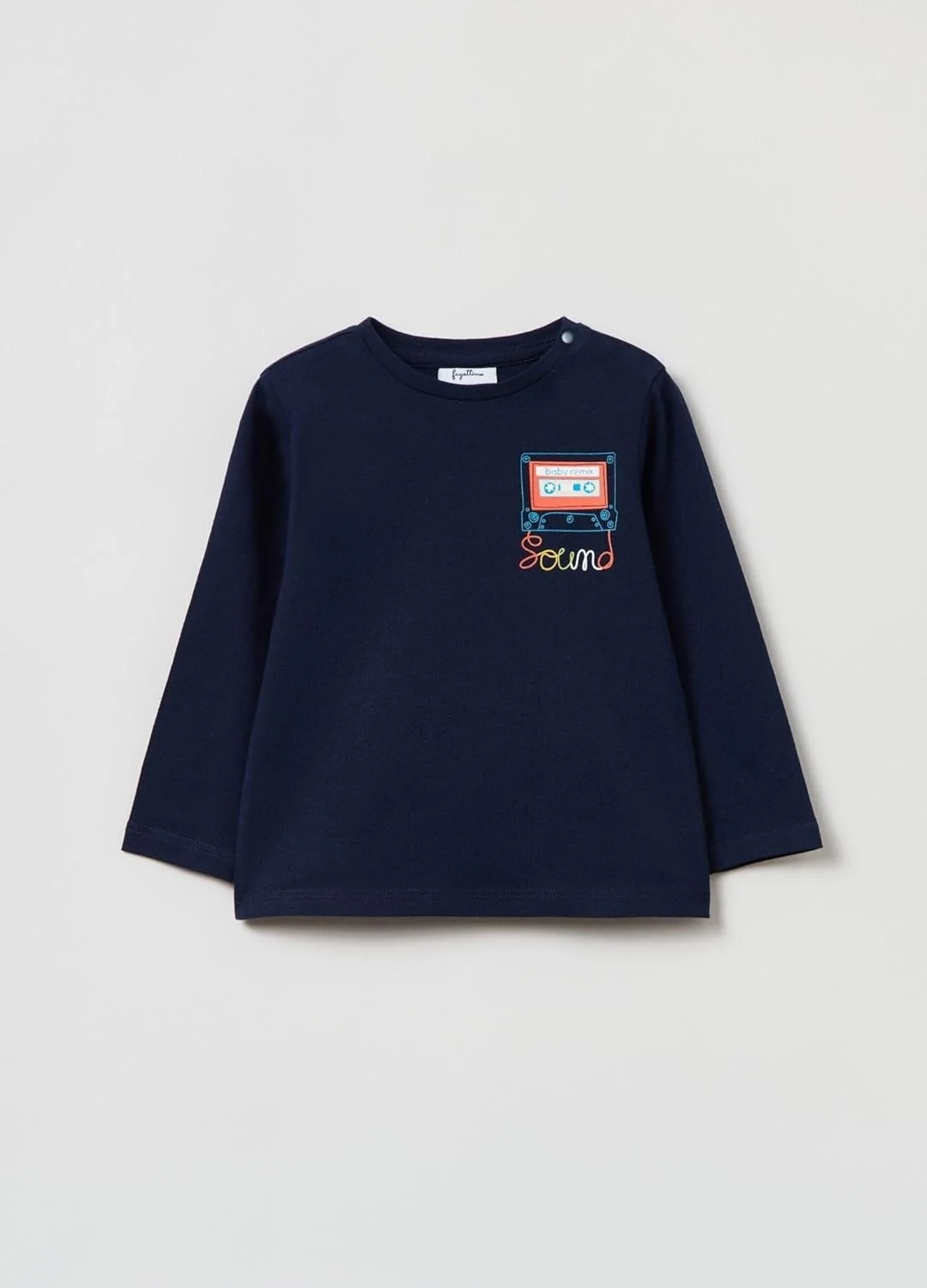 تی شرت آستین بلند پسرانه OVS مدل Fagottino 001605730-آبی با طرح استریو، سایز 30-36 ماه، آبی تی شرت آستین بلند پسرانه OVS مدل Fagottino 001605730-آبی با طرح استریو، سایز 30-36 ماه، آبی