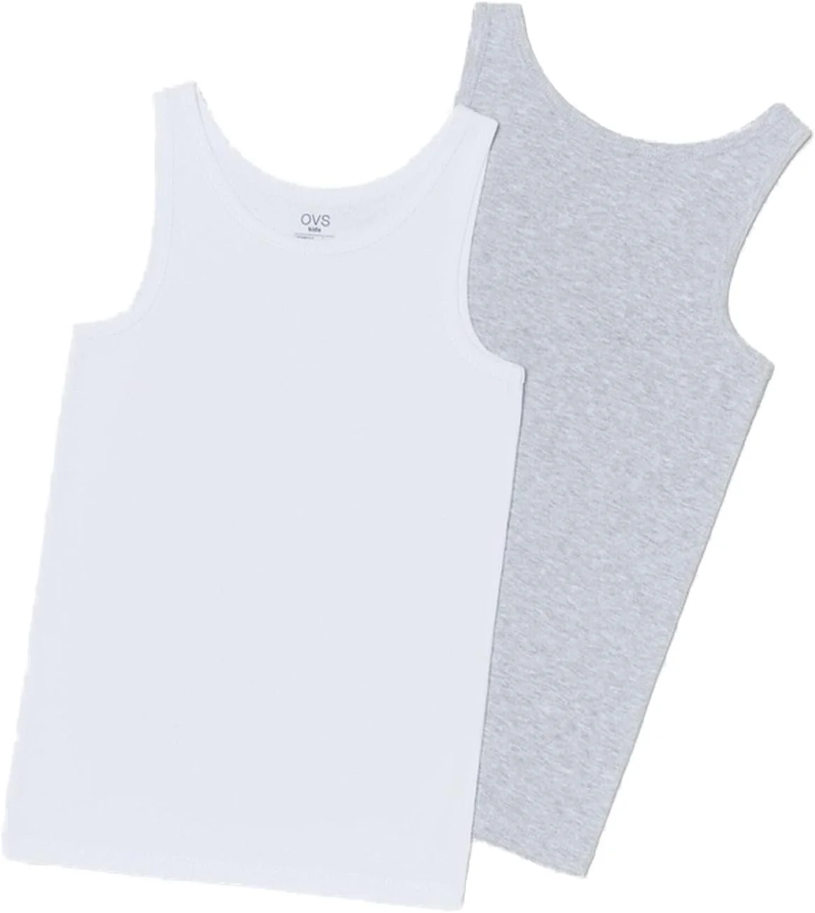 ست دو عددی زیرپوش رکابی پسرانه OVS با یقه گرد