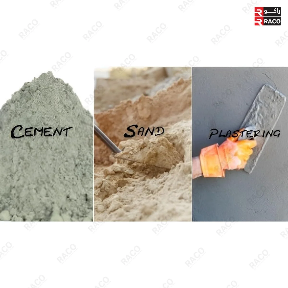 کیت ۱ کیلوگرمی ماسه و سیمان RACO به همراه سطل پلاستیکی PVC، گورمالا و دستکش ایمنی برای مصارف خانگی و پروژههای خودتان انجام دهید کیت ۱ کیلوگرمی ماسه و سیمان RACO به همراه سطل پلاستیکی PVC، گورمالا و دستکش ایمنی برای مصارف خانگی و پروژههای خودتان انجام دهید