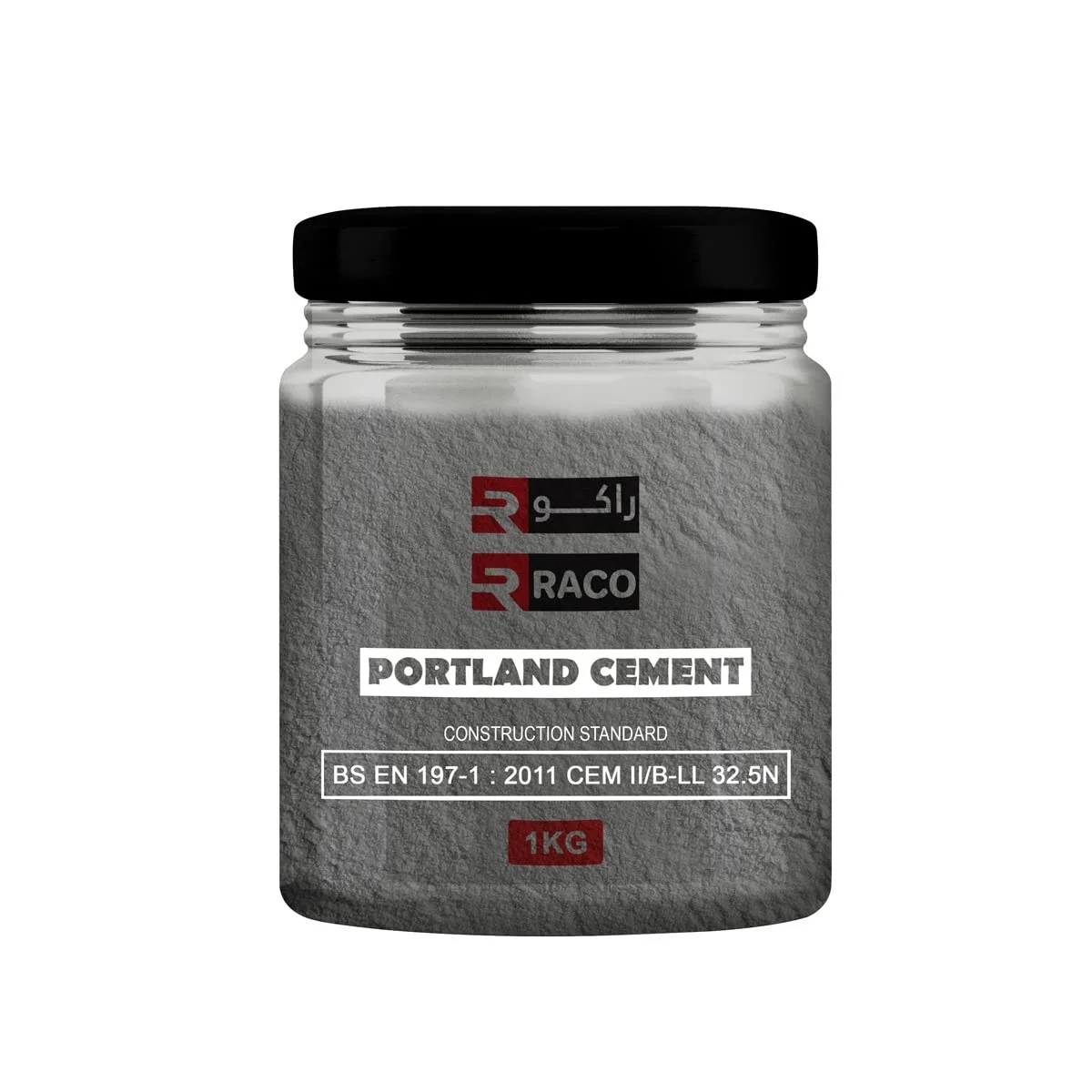 پودر سیمان با کیفیت ساختمانی RACO Quickset Portland مناسب برای مصارف خانگی و پروژه های DIY، ۱ کیلوگرم
