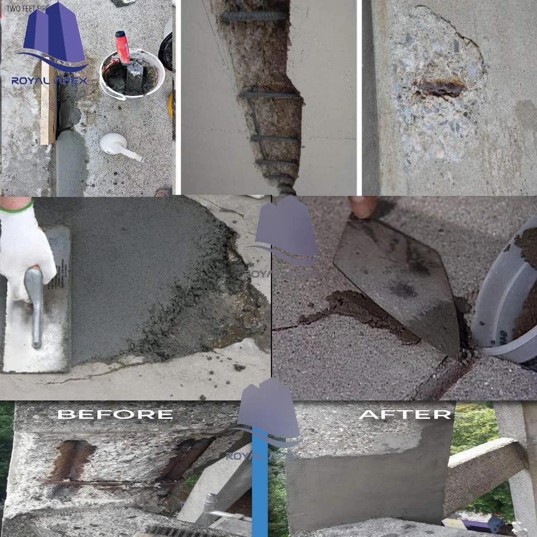 سیمان پورتلند خاکستری و ماسه سفید رویال اپکس با کیفیت عالی برای تعمیرات و ایده‌های DIY (1 کیلوگرم سیمان و 3 کیلوگرم ماسه سفید)