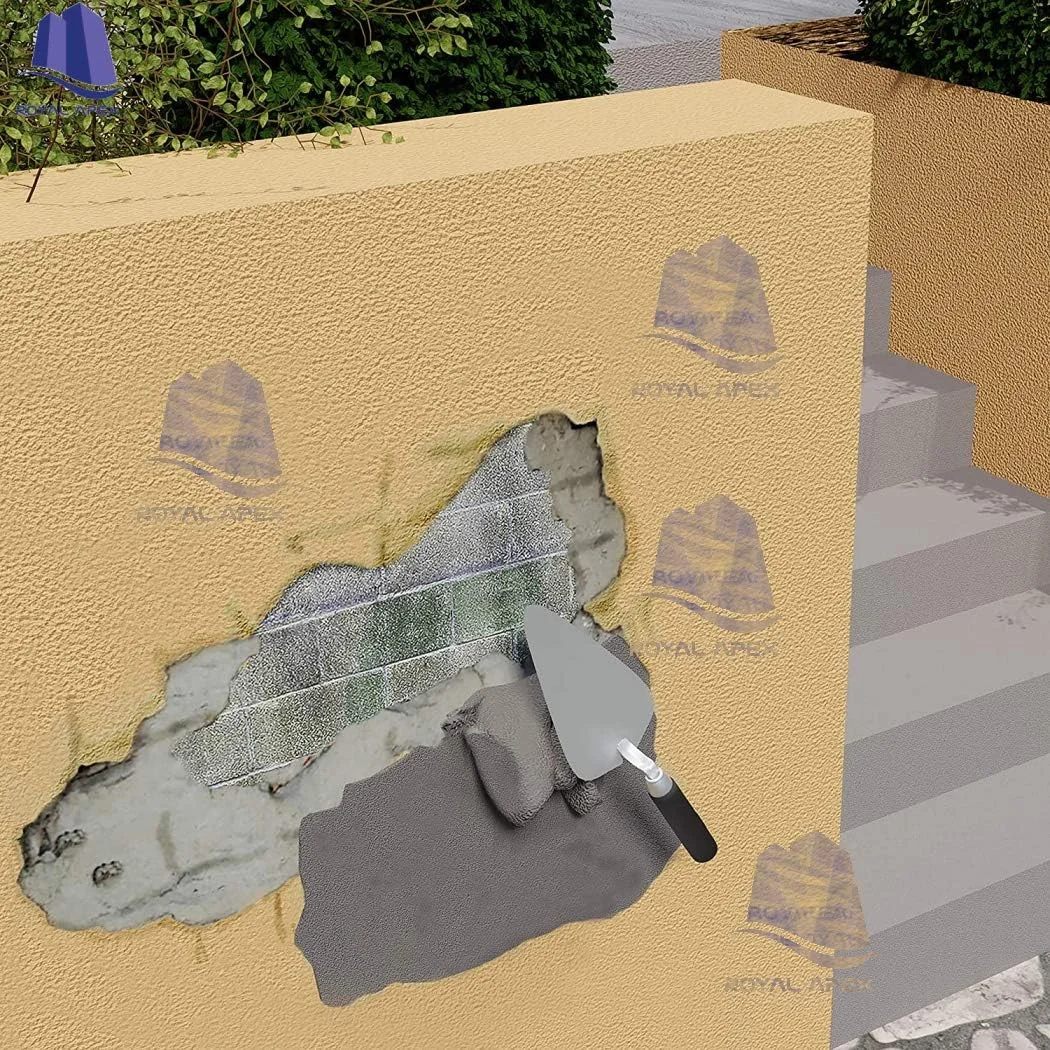 سیمان پورتلند خاکستری و ماسه سفید رویال اپکس با کیفیت عالی برای تعمیرات و ایده‌های DIY (1 کیلوگرم سیمان و 3 کیلوگرم ماسه سفید)