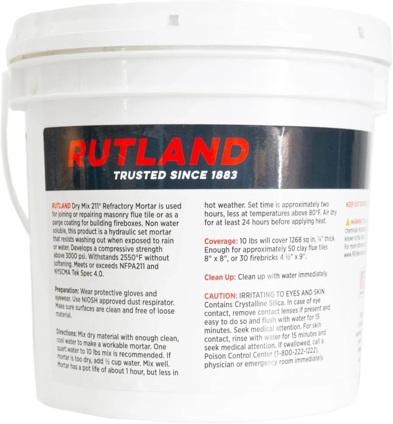سیمان نسوز خشک روتلند پروداکتس 211، 10 پوند سیمان نسوز خشک روتلند پروداکتس 211، 10 پوند