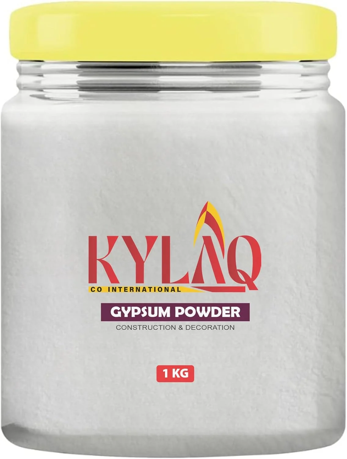 پودر گچ – پودر گچ مناسب برای سفالگری، قالب گیری، صنایع دستی، تعمیرات و پروژه های DIY، ۱ کیلوگرم - KYLAQ