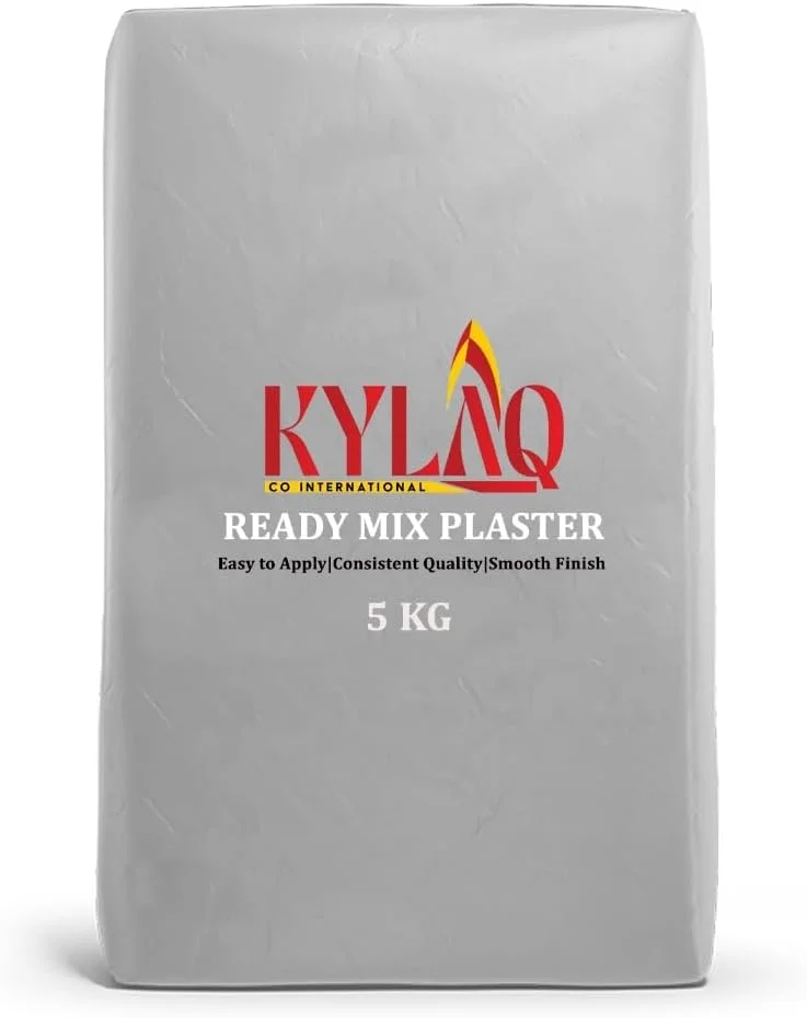 ملات گچ سیمانی آماده | پرکننده ترک | قابل استفاده برای دیوار، کف و سقف | مخلوط ماسه ریز | استفاده فوری - KYLAQ (۵ کیلوگرم)