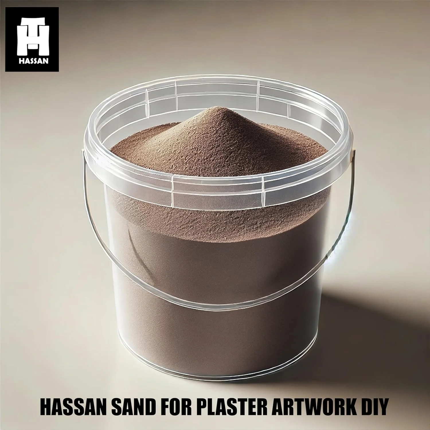 شن حسن برای گچ کاری هنری 5 کیلوگرم به همراه ماله بنایی | ایده آل برای انجام پروژه های شخصی