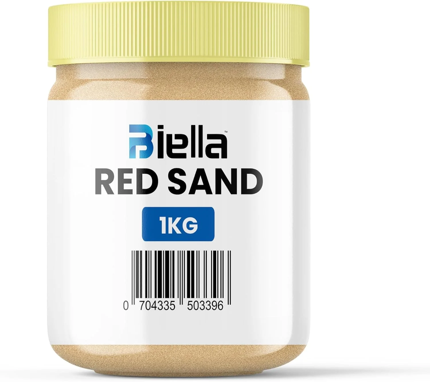 شن طبیعی چند منظوره بیلا 1 کیلوگرمی - ایده آل برای ساخت و ساز، کف سازی، گیاهان و پروژه های DIY (شن قرمز)