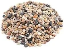 شن آکواریوم مرواریدی ممتاز 4-6 میلی متر | بستر شن طبیعی غیر سمی برای آکواریوم های آب شیرین و گیاهی | تراریوم | شن تزئینی صاف برای آکواریوم آرایی و ایمن برای ماهی و میگو 1 کیلوگرم