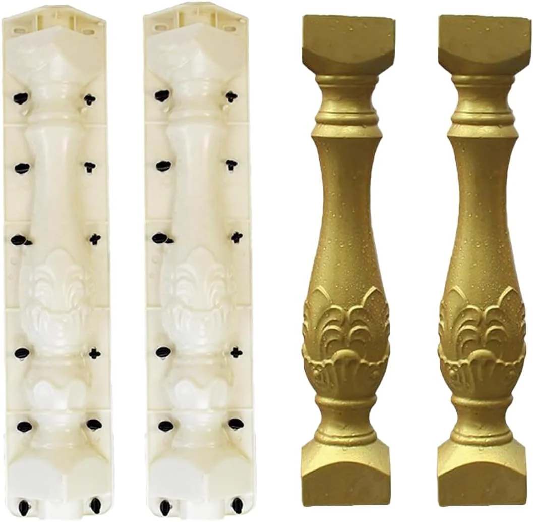 قالب بتن بالکن EAIVENY، قالب نرده بالکن ABS - 68 سانتی متر، قالب طراحی بادوام و شیک برای حصار بالکن (A)