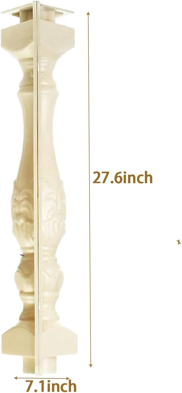 قالب بتن بالکن EAIVENY، قالب نرده بالکن ABS - 68 سانتی متر، قالب طراحی بادوام و شیک برای حصار بالکن (A)