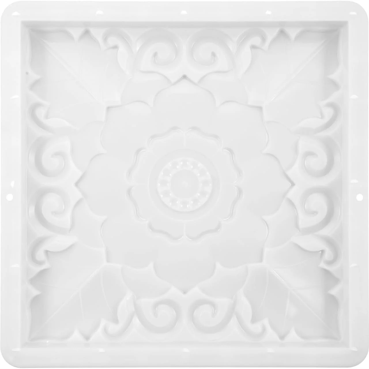 قالب سنگ فرش Balacoo: قالب پلاستیکی طرح قدیمی برای مسیرهای باغ - محوطه چمن، حیاط، باغ، محوطه سازی و تزئینات DIY