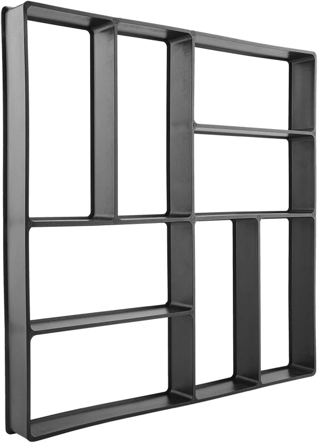 قالب های سیمانی، 40x40x4 سانتی متر، قالب های مسیر ساز بتنی قابل استفاده مجدد، قالب سنگ فرش، سنگ فرش پیاده رو، حیاط چمن، باغ، مسیر پیاده روی DIY، قالب های سنگ فرش