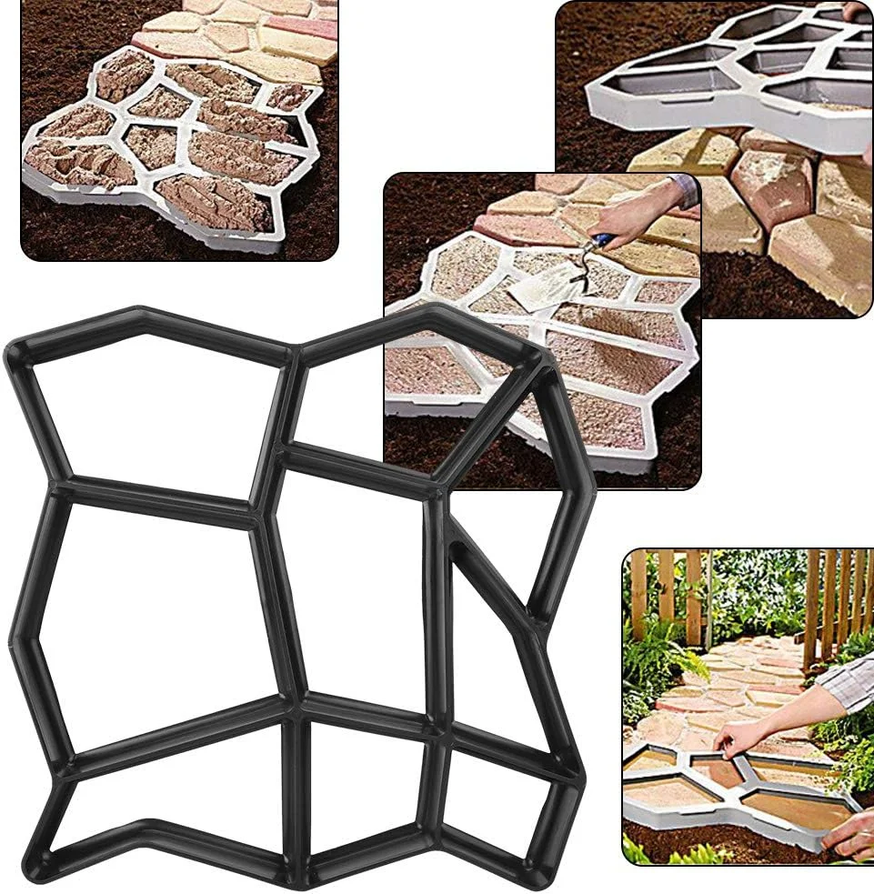 قالب سنگ فرش آویویوا، قالب سنگ فرش پیاده رو، قالب سنگ فرش DIY برای مسیر چمن باغ