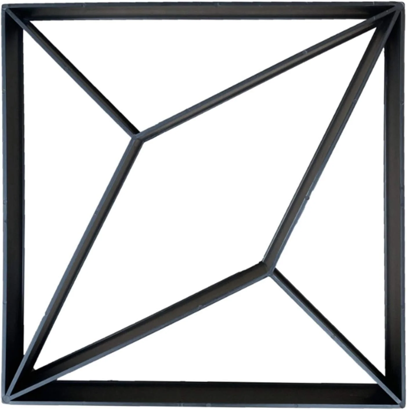 قالب آجر سیمانی، قالب سنگفرش DIY باغ، قالب دستی آجر سیمانی بتنی مربع، قالب کاشی کف مناسب برای باغ (رنگ: مشکی، اندازه: 40x40x4 سانتی متر)