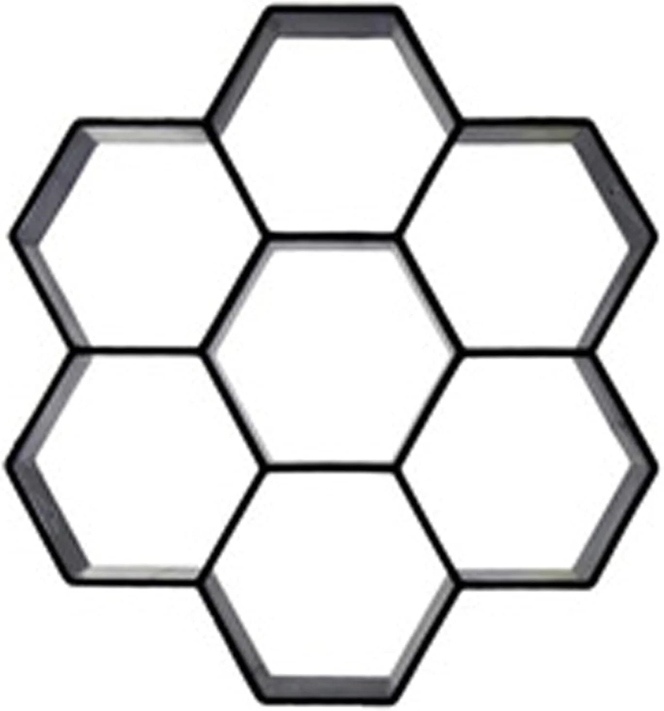 قالب پیاده رو 1 عدد قالب های بتنی آجر سیمانی سنگ فرش دستی قالب پلاستیکی DIY قالب سنگ باغ تزئینات باغ (رنگ: G296563)