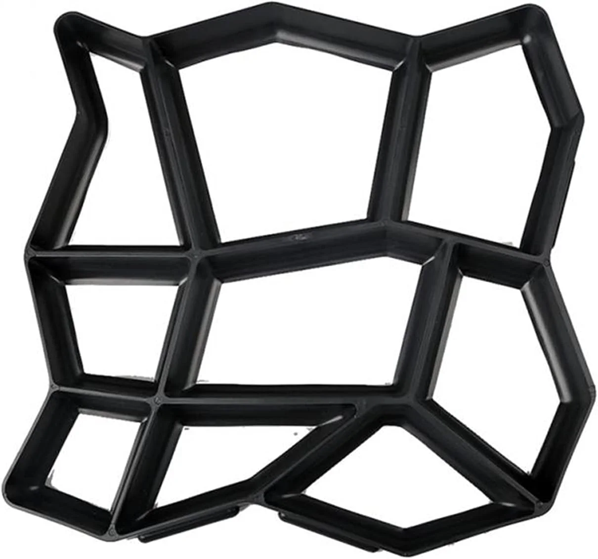 قالب سنگ فرش CGVHBK، قالب بتنی آجر سیمانی، قالب پلاستیکی DIY، قالب مسیر، قالب سنگی باغ، دکور باغ، قالب سنگ فرش (رنگ: مطابق تصویر، اندازه: 35x35x3.5 سانتی متر)