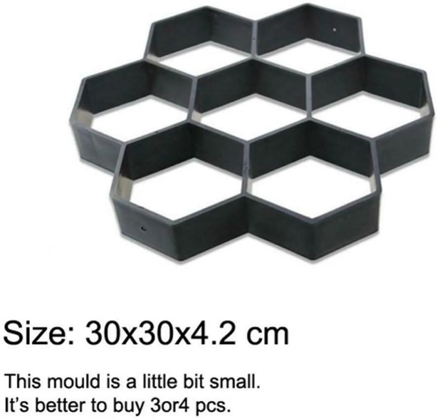 قالب سنگ فرش CGVHBK، قالب مسیر باغ، قالب بتن ریزی DIY، آجر سیمانی، قالب سنگ، قالب های سنگ فرش، لوازم ساختمان باغ (رنگ: 1 عدد، اندازه: مطابق شکل)