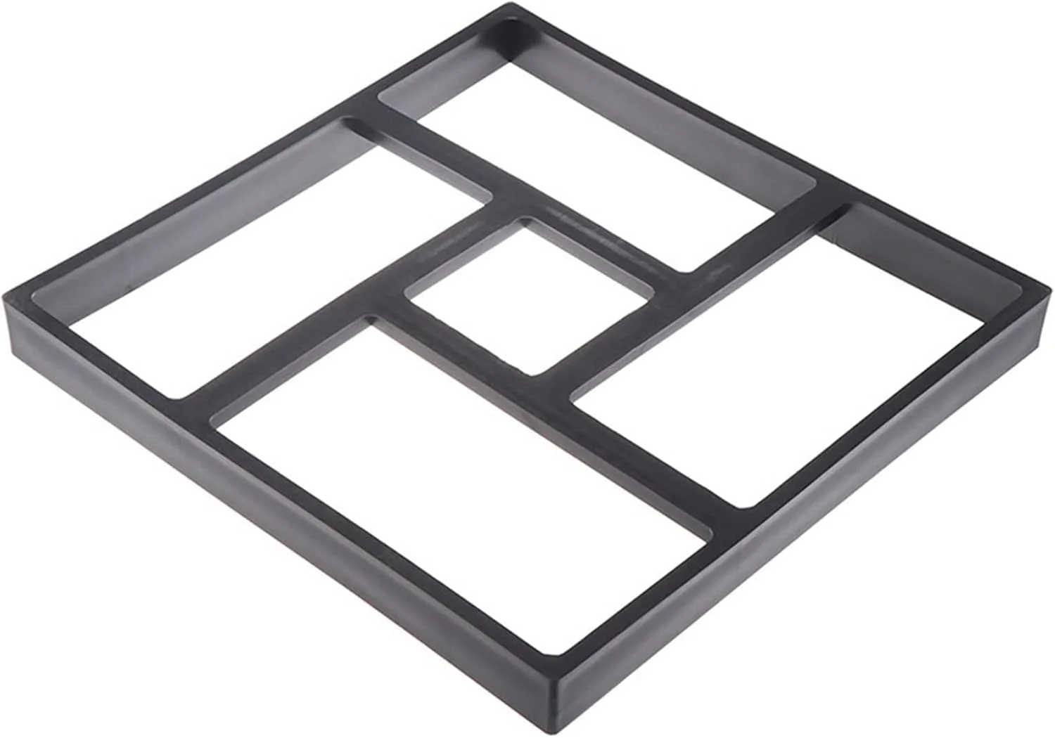 قالب سنگ فرش باغی CGVHBK، قالب پیاده رو، قالب بتن دستی DIY، آجر سیمانی، قالب های بتنی جاده سنگی، مسیر سنگ فرش دستی DIY (رنگ: مشکی)