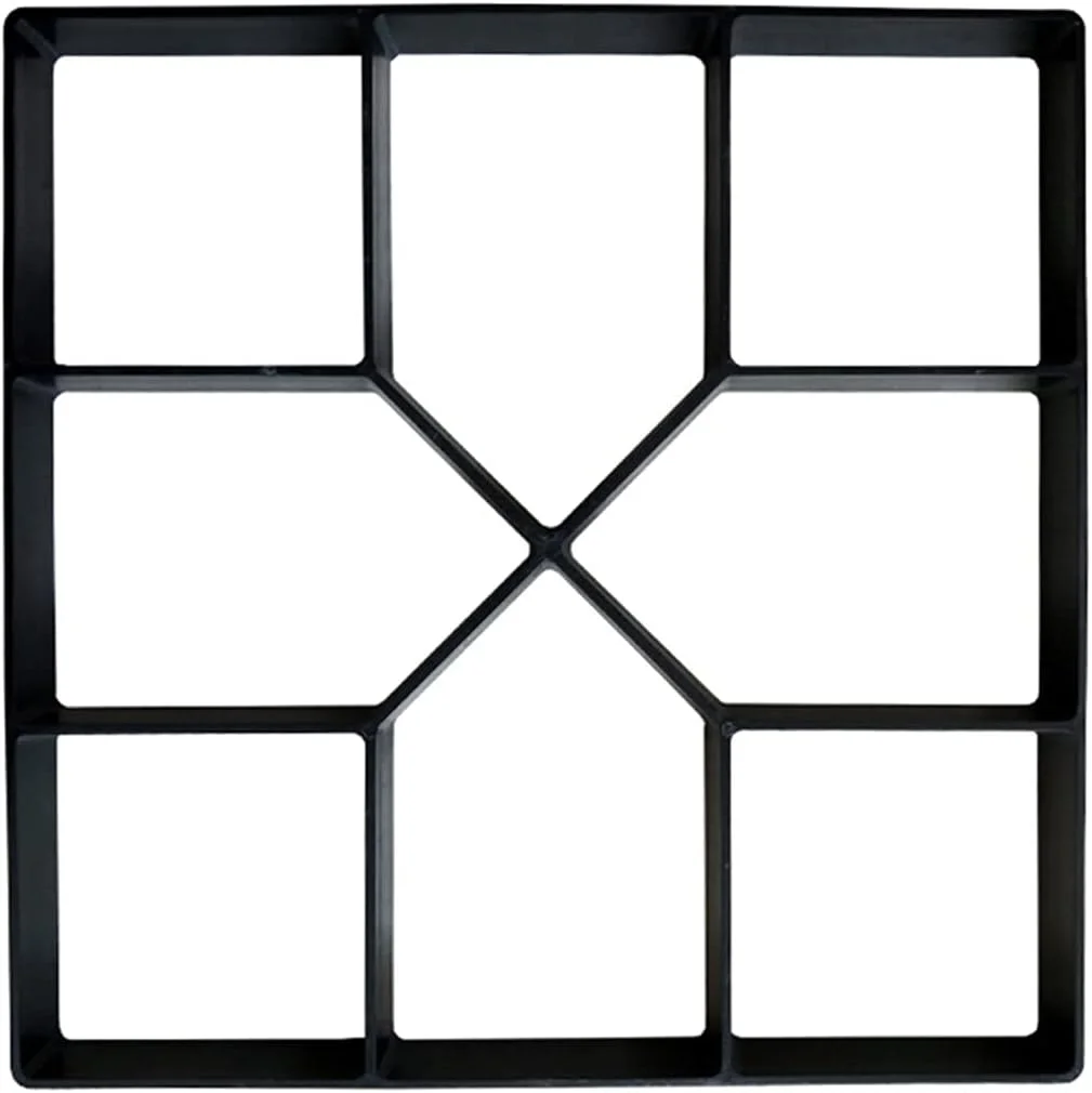 قالب پیاده رو باغ، قالب بتن، آجر سیمانی، سنگ فرش، قالب های بتنی مسیر، قالب سنگ فرش قابل استفاده مجدد (رنگ: A)