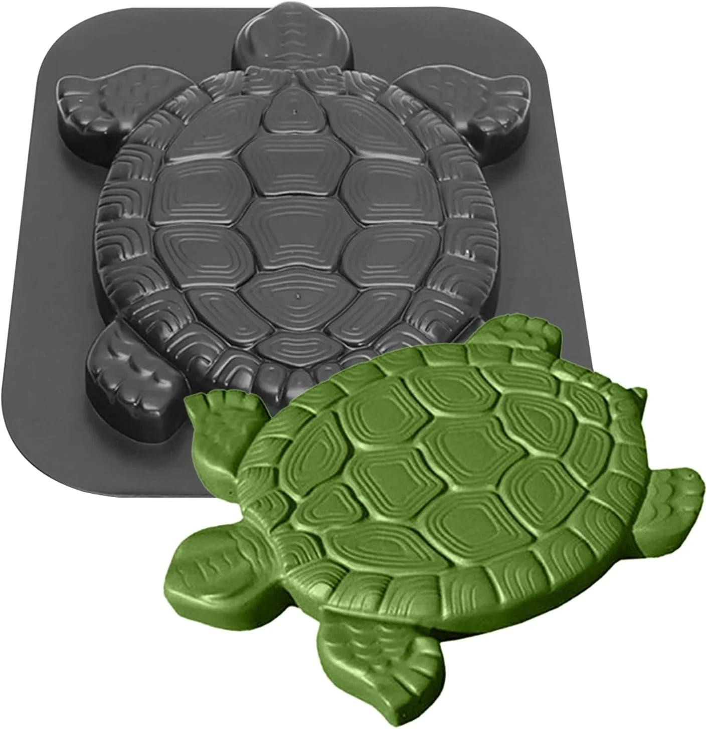 قالب های سیمانی | قالب های سیمانی طرح لاک پشت برای بتن | قالب لاک پشتی قابل استفاده مجدد، لوازم سنگفرش برای هنرمندان، محوطه سازان، متخصصان و مبتدیان