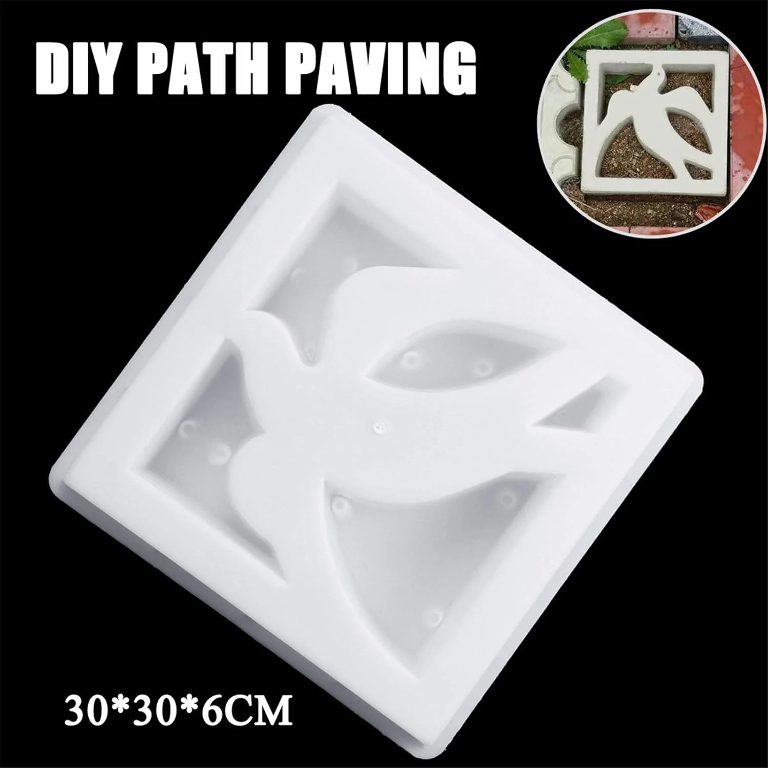 قالب های آجر سیمانی، سازنده مسیر باغی خودساز، قالب پرندگان صلح، حیاط بیرونی، حکاکی آجر تقلیدی، سنگفرش، ابزار قالب های بتنی جاده ای مناسب برای سنگفرش کردن تراس ها