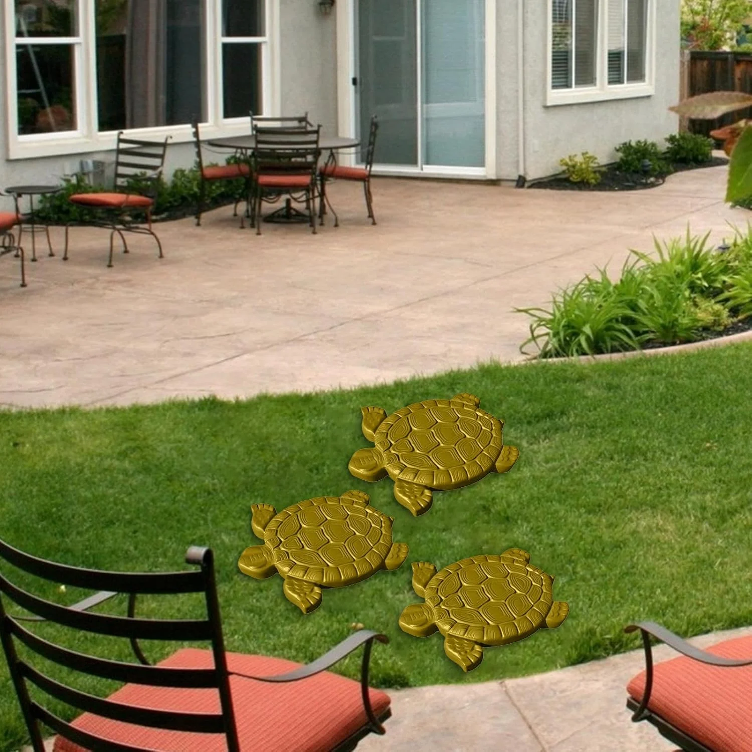 قالب های سیمانی | قالب های سیمانی طرح لاک پشت برای بتن | قالب لاک پشتی قابل استفاده مجدد، لوازم سنگفرش برای هنرمندان، محوطه سازان، متخصصان و مبتدیان