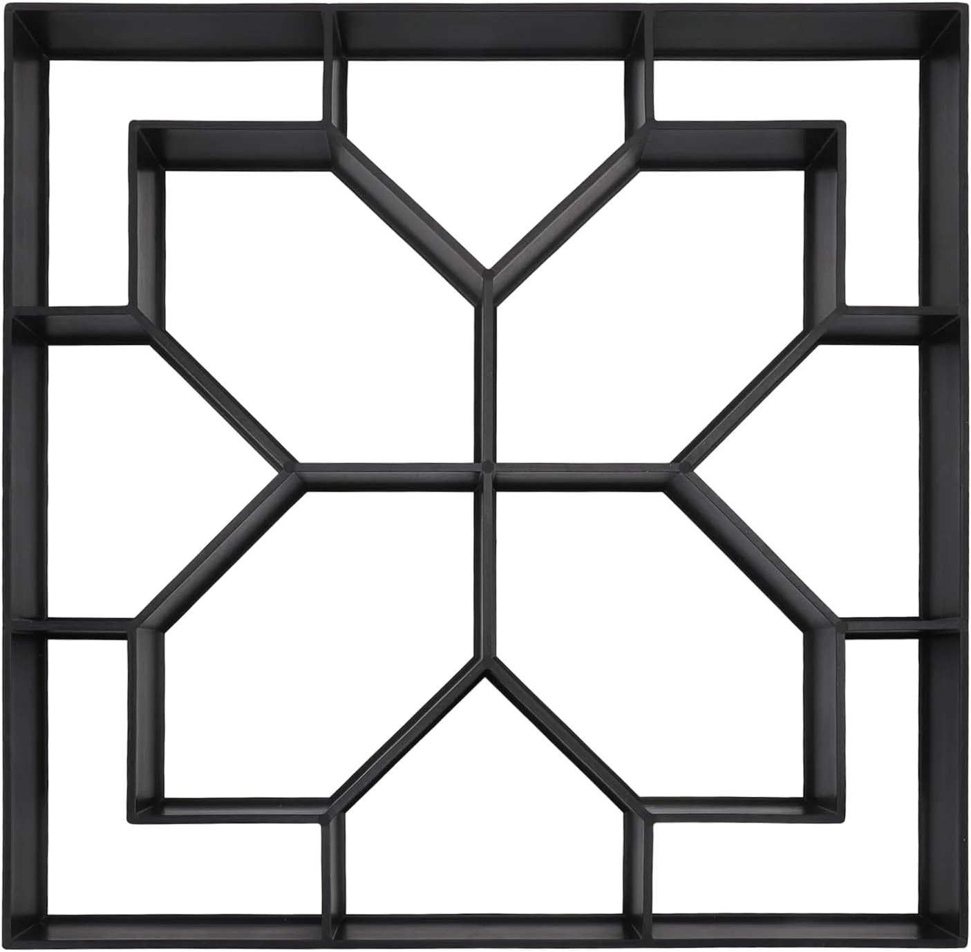 قالب بتن، سازنده مسیر پیاده روی قابل استفاده مجدد 40x40 سانتی متر، سنگ فرش بتنی برای چمن، پاسیو، حیاط، باغ، سازنده بلوک خاکی، قالب سنگ فرش پیاده رو، قالب سنگ فرش پاسیو