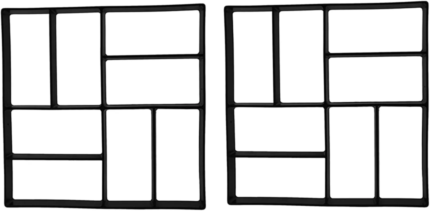 قالب دستی ساخت مسیر باغی، قالب بتنی سیمانی برای سنگ فرش، آجر